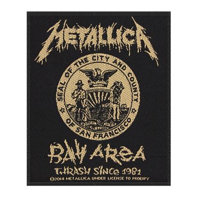 Metallica Patch Bay Area Thrash 8 x 10 cm