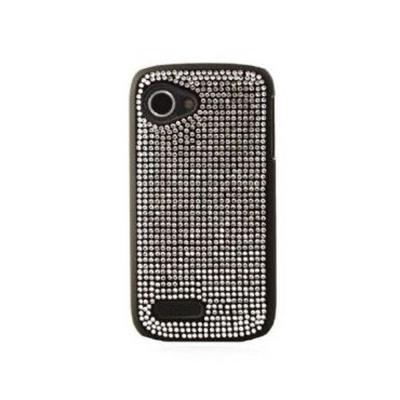 Mocca Design Strass Uni Coque pour Wiko Cink Slim Argent