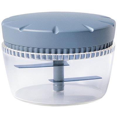 Betty bossi 2078128 speedy coupe-oignons plastique bleu/transparent 10,5 x 10,5 x 7,5 cm