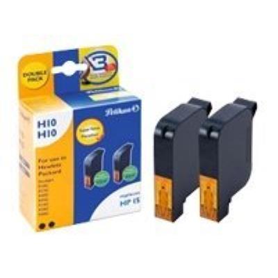 Pelikan H10 Double Pack - 2 - zwart - inktcartridge (alternative for: HP 15)