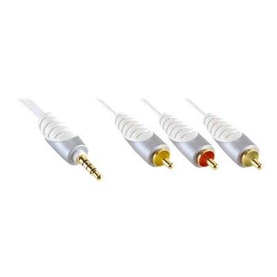 Bandridge Premium MP3 Stereo Audio Video Cable - video/audio-kabel - 2 m