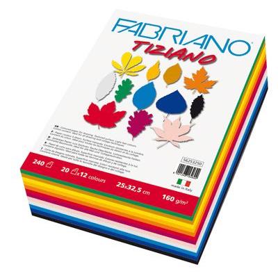 TIZIANO Papier dessin  160G format 25x32,5 cm cou