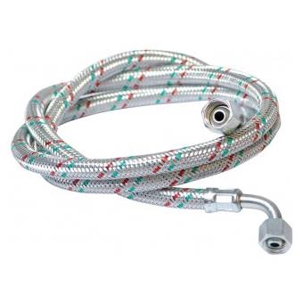 Flexible Fioul Coudé 90° - Diamètre F3/8 X F14/150 - Longueur 750mm - Lot De 2 - Marque DIFF