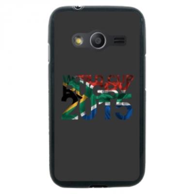 Coque Souple en gel pour Samsung Galaxy Trend 2 Lite avec impression Afrique du Sud et logo rugby WC