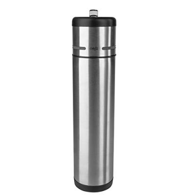 Emsa 509242 mobility - gourde isotherme, acier inoxydable, embout pour boire intégré, 700 ml, acier/noir/anthracite