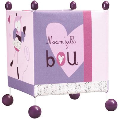 Lampe de chevet carrée Mam'zelle Bou