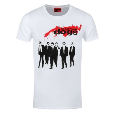 Reservoir Dogs T-Shirt Film Score Homme Blanc - Taille S