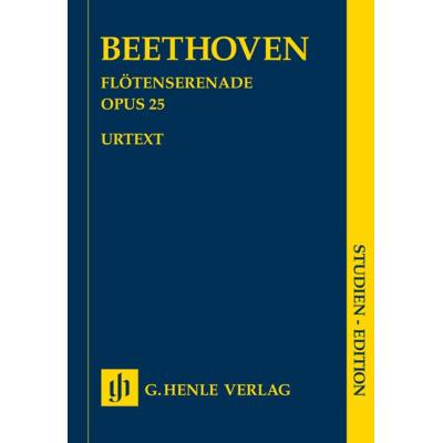 Partitions classique HENLE VERLAG BEETHOVEN L.V. - SERENADE FOR FLUTE, VIOLIN AND VIOLA IN D MAJOR OP. 25 Musique de chambre