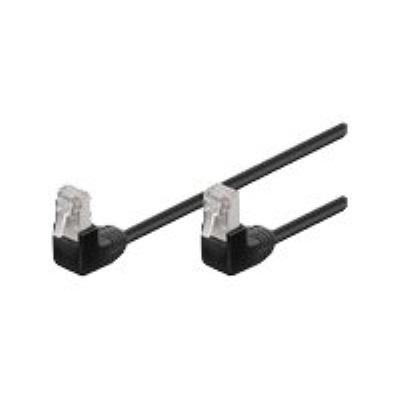 MicroConnect netwerkkabel - 25 cm - zwart