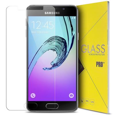 Caseink - Protection écran Verre trempé Samsung Galaxy A3 (2016) - 9H Séries Glass Pro+ HD [ Dureté Extreme 9H Epaisseur 0.33mm Angles incurvés 2.5D ]