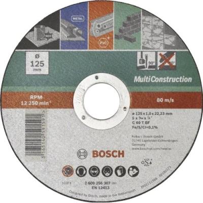 Bosch 2609256308 Disque à Tronçonner et à Ébarber à Moyeu Déporté pour Métaux et Inox Diamètre 115 Mm Diamètre D'Alésage 22/23 M