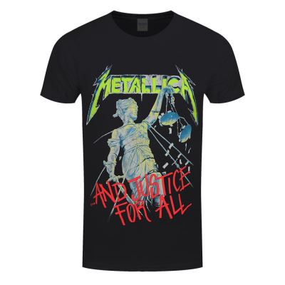 Metallica T-Shirt And Justice For All Original Homme NoirM
