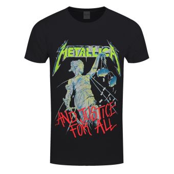 Metallica T-Shirt And Justice For All Original Homme NoirM