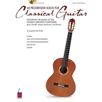 CLASSIC.GUIT. TAB 60 SOLOS+CD