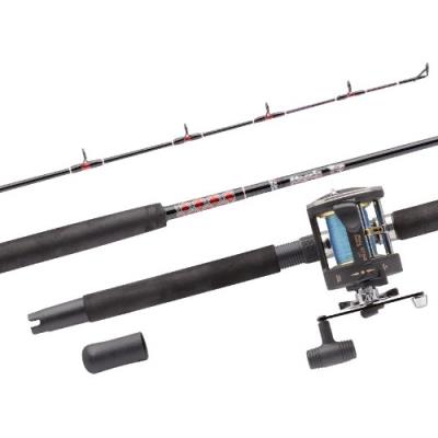 Abu garcia mt702swh gt345 rh ensemble canne à pêche 2 pièces et moulinet 15-40 lb 210 cm