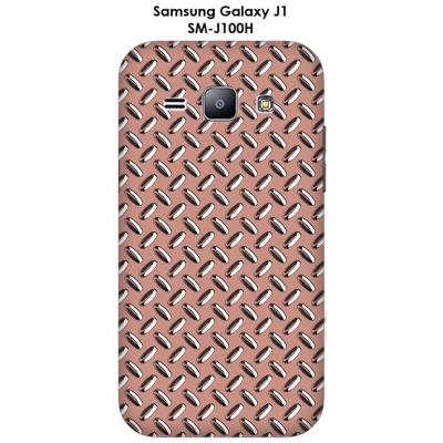Coque Samsung Galaxy J1 - SM-J100H Métal couleur Marsala