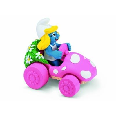 SCHLEICH - 40265 - FIGURINE - SCHTROUMPFETTE EN VOITURE