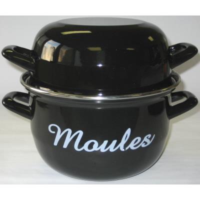 Barbier marmite moules av inscrip 18