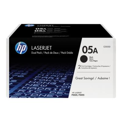 HP 05A - 2 - zwart - origineel - LaserJet - tonercartridge (CE505D)
