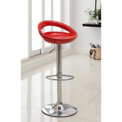MOON Lot de 2 tabourets de bar rouges