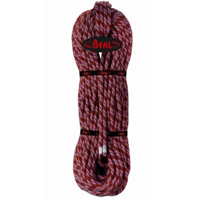 Corde à simple Beal Diablo Ø 9,8 mm Unicore (rouge), en sac à corde avec bâche, 80 m