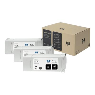 HP 81 - 3 - zwart - origineel - inktcartridge