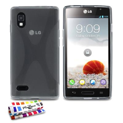 Coque Souple ORIGINALE Ultra Fine Gris , Le X, Premium de MUZZANO pour LG OPTIMUS L9