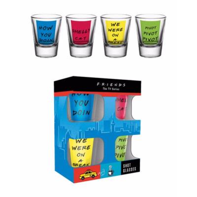 Verres a shot Friends Cites