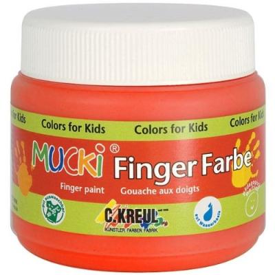 C.kreul gouache aux doigts textile mucki, rouge, 150 ml 28103