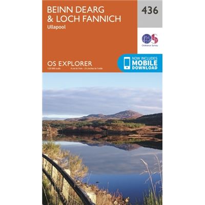 Os Explorer Map (436) Beinn Dearg And Loch Fannich (Map)