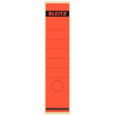 Leitz - étiquettes de dos pour classeur, 61 x 258 mm, long, large,rouge,convenable aux classeurs leitz standard et carton durs,