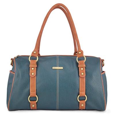 Timi & leslie madison sac à langer avec 6 accessoires dark teal/saddle