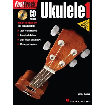 Méthodes et pédagogie HAL LEONARD FAST TRACK UKULELE METHOD BOOK 1 + CD - UKULELE Ukulélé