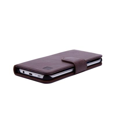 Étui Cuir Luxe Samsung Galaxy S7 -Premium- par 32nd® - Marron Foncé