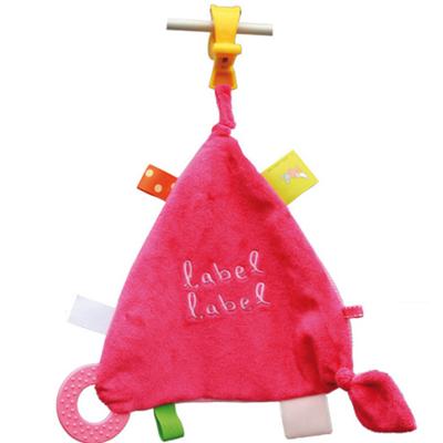 Label Label - Doudou Triangle - Rose/Fuschia