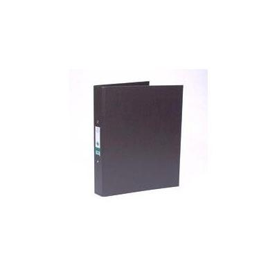 Q-CONNECT KF02005 CLASSEUR 2 ANNEAUX POLYPROPYLÈNE TRANCHE 25 MM NOIR A4