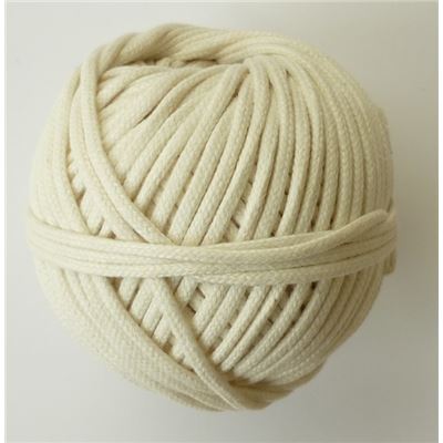 Bobine de fil à tisser en coton tressé 4mm 100g - graine créative