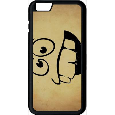 Coque apple iphone 6+ plus smiley idiot debile