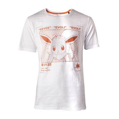 POKEMON - T-Shirt Homme - Eevee Profile (XXL)