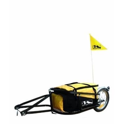 M-WAVE 640081 REMORQUE POUR VÉLO SINGLE 40 JAUNE
