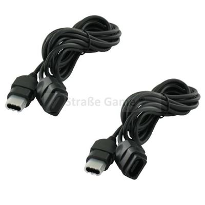 2 x Câble d'extension rallonge pour manette Microsoft X-Box (1ère génération) - 1,8 mètre