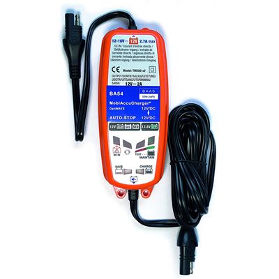 BAAS® MobiAccuCharger 12/12V BA54 Mobiles DC/DC Automatikladegerät 12V 2A