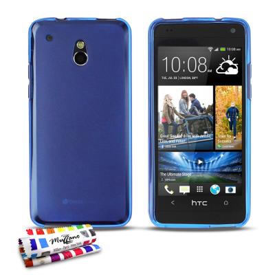 Coque Souple ORIGINAL Ultra Fine Bleu , Le Glossy, Hybrid de MUZZANO pour HTC ONE MINI