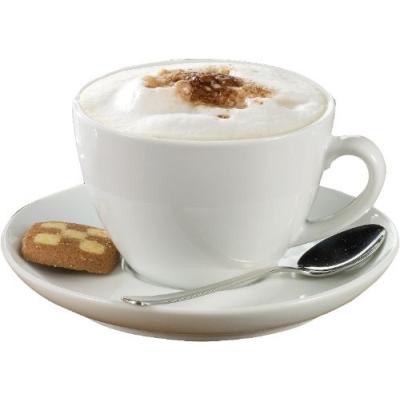 ESMEYER - TASSES BISTRO CAPPUCCINO , PORCELAINE BLANCHE PACK 6