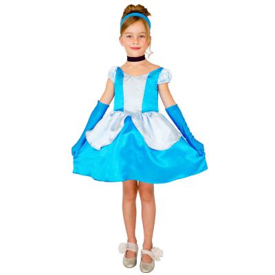 Panoplie 5/7 ans : princesse cendrillon, robe courte césar