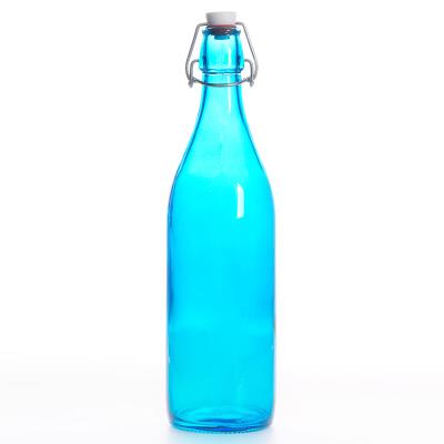 Bormioli - Bouteille Limonade Giara 1L Bleu