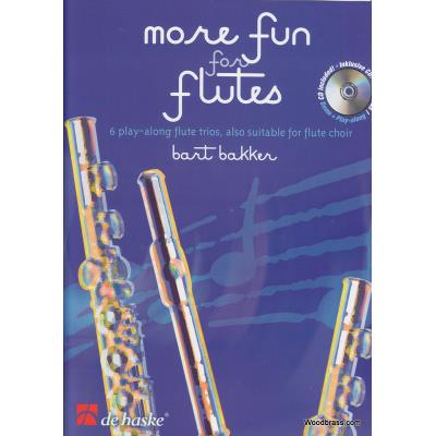 Partitions variété, pop, rock... DEHASKE BAKKER B. - MORE FUN FOR FLUTES Vents