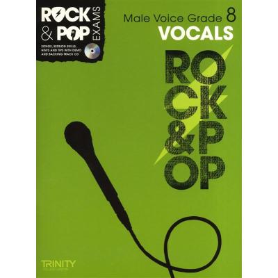 Trinity College London : Rock & Pop Low Voices Grade 8 For Singers + Cd