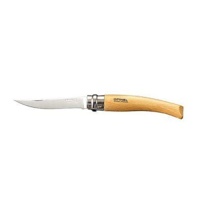 Couteau Lame Effilée 8 cm Manche Hêtre*
