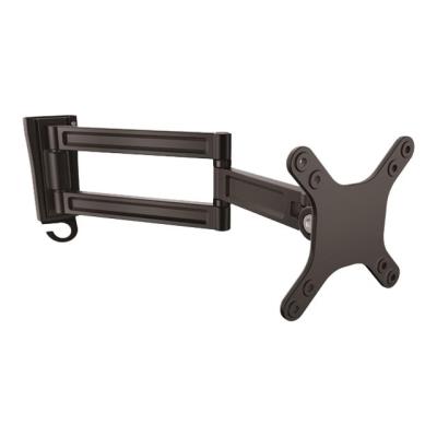 StarTech.com Bras d'ecran a montage mural - Double pivot - Support mural pour moniteur plat a fixation VESA jusqu'a 27 15 kg - bras réglable